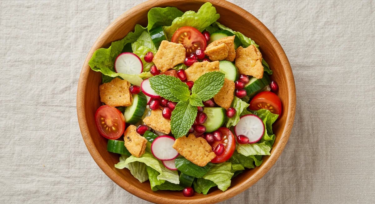 Yaz Sofralarının Vazgeçilmezi: 20 Dakikada Hazır Fattuş Salatası Sırrı!