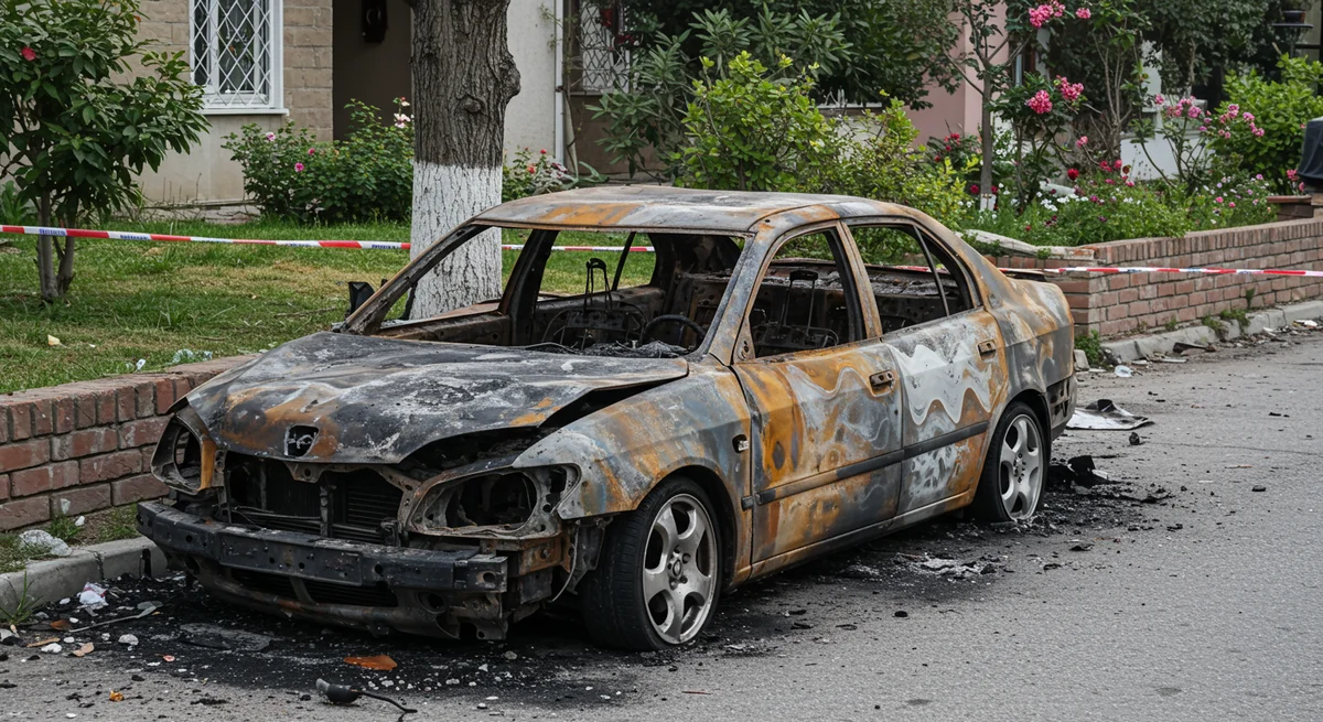 Antalya'da Dehşet Anları: Hareket Halindeki Otomobil Alevlere Teslim Oldu, Sürücü Kıl Payı Kurtuldu!