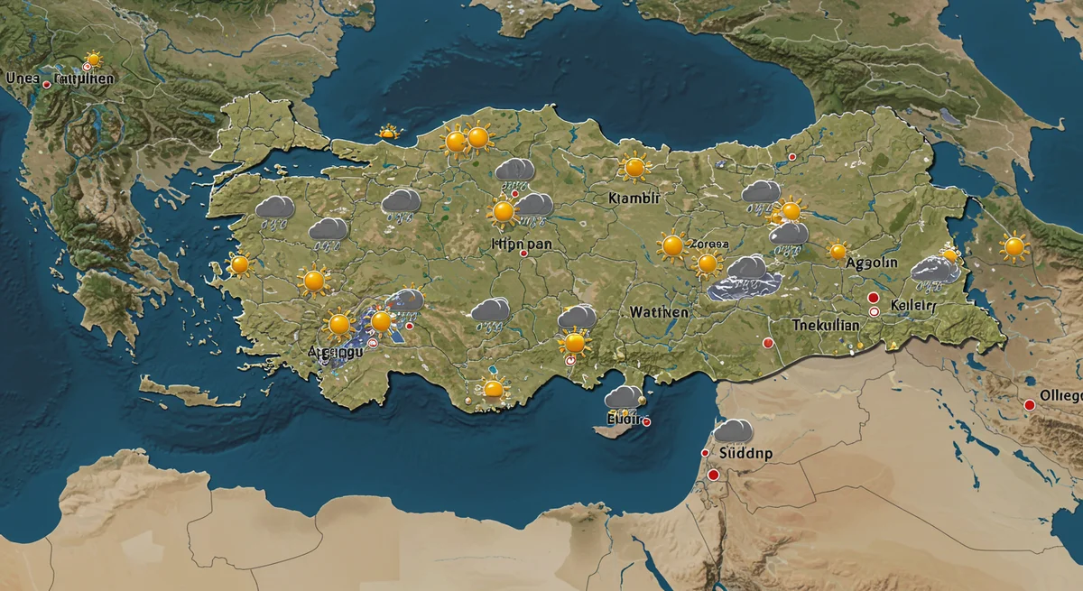 Meteoroloji'den Son Dakika Uyarısı: Türkiye Geneli Hava Durumu Alarm Veriyor! İç Bölgelerde Kuvvetli Sağanak, Batıda Termometreler Yükselişte!