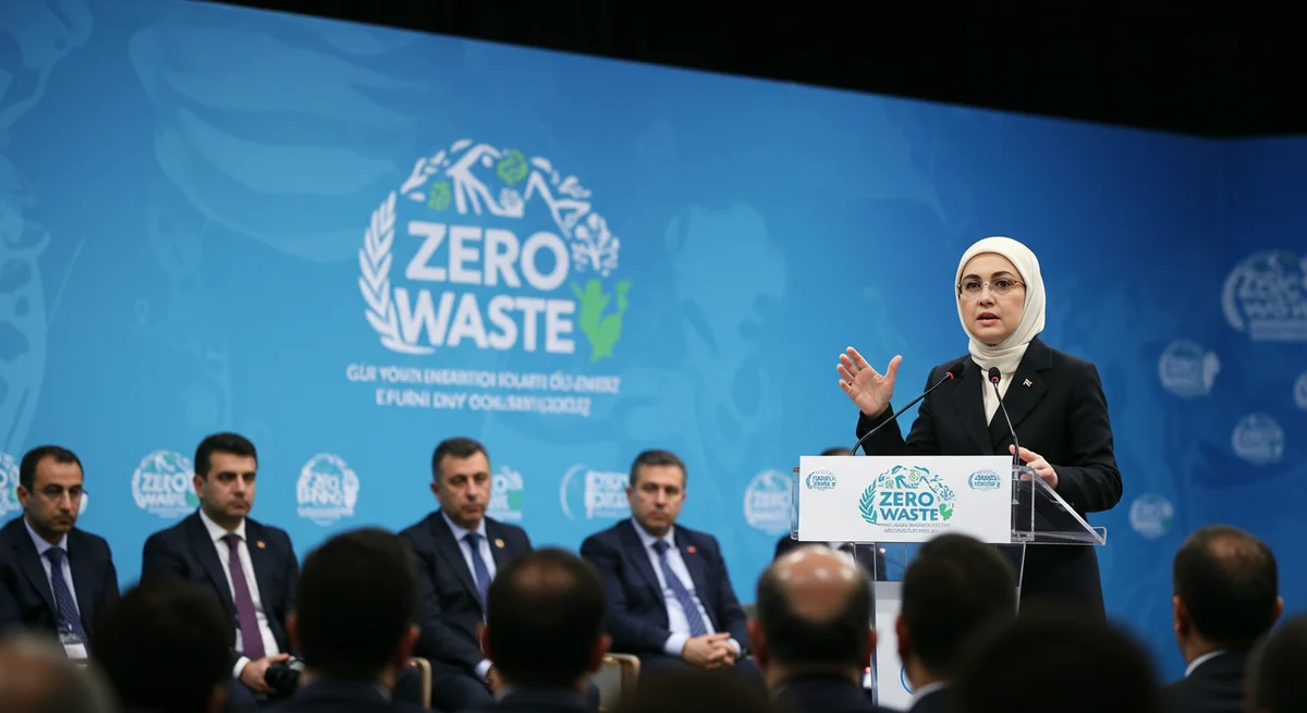 Emine Erdoğan'dan Küresel 'Sıfır Atık' Çağrısı: Ortak Geleceğe Vurgu