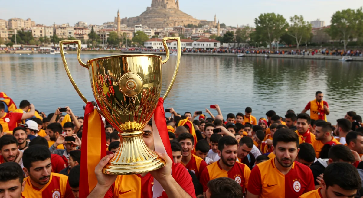 Aslan'ın Tacı Balıklıgöl'de! Galatasaray Şampiyonluk Kupası Şanlıurfa'yı Salladı