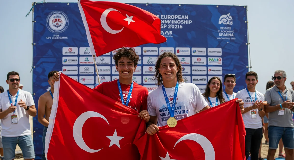 Windsörfte Tarihi Zirve: Türk Gençleri İspanya'da Avrupa'yı Fethetti!
