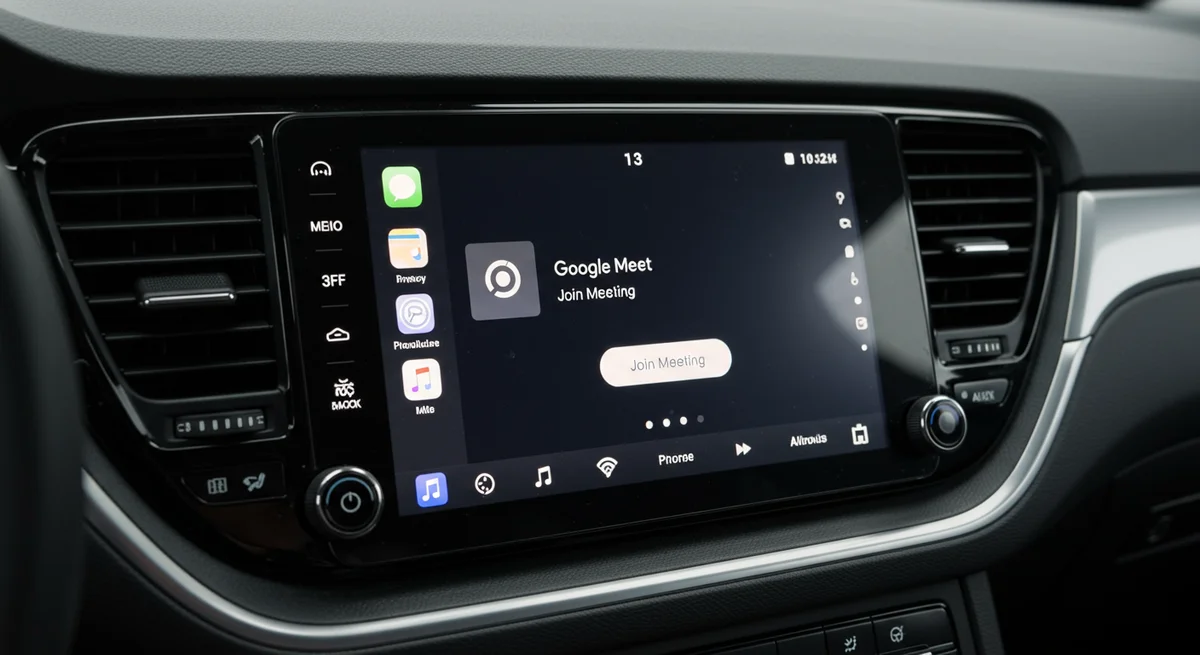 Google'dan Sürücülere Çağ Atlatacak Yenilik: Meet Artık Android Auto'da!