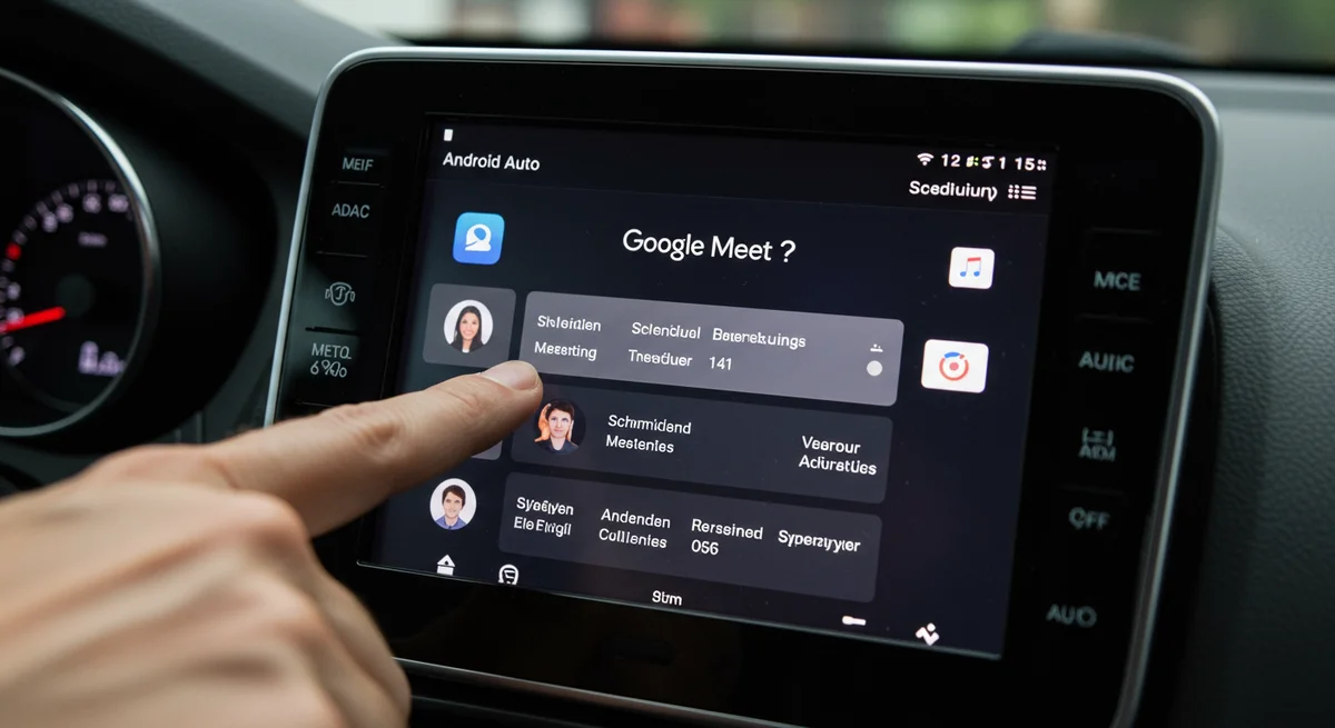 Google'dan Sürücülere Çağ Atlatacak Yenilik: Meet Artık Android Auto'da!