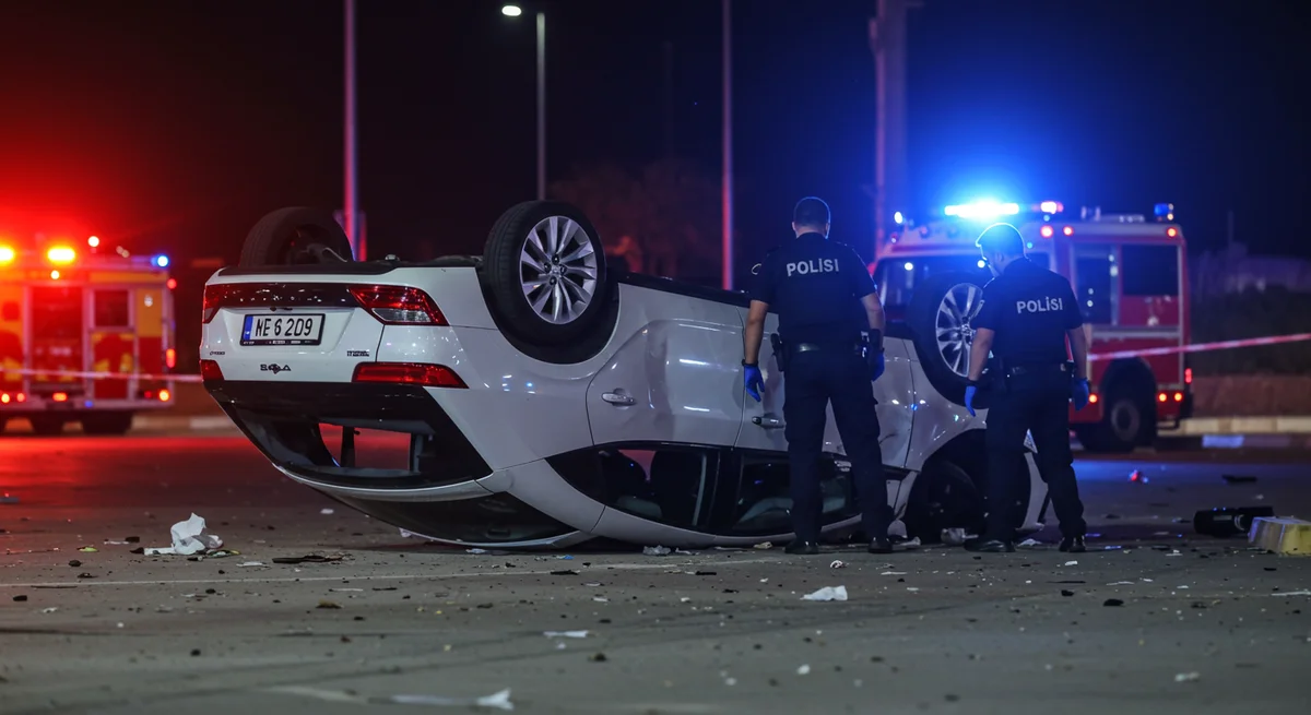 Bölge İdare Mahkemesi Otoparkında Şok Eden Kaza: Hakimin Aracı 2 Metreden Düştü!