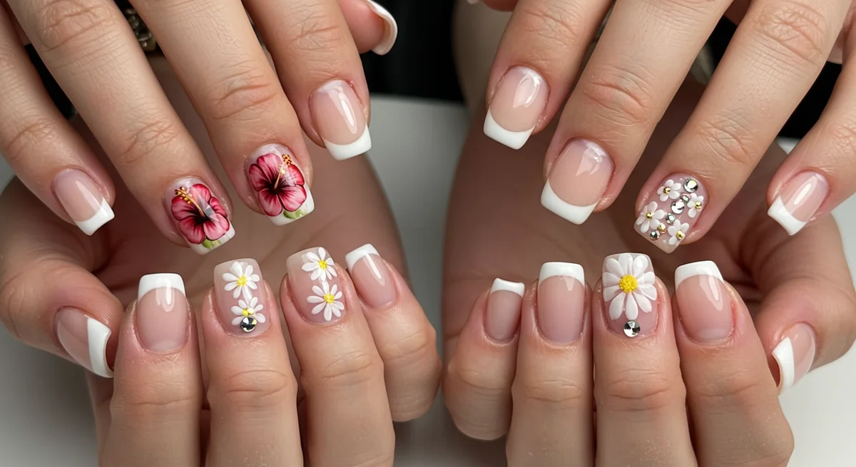 Yazın Tırnaklara Çiçek Açtıran Trend: En Göz Alıcı Floral Manikür Modelleriyle Işıldayın!