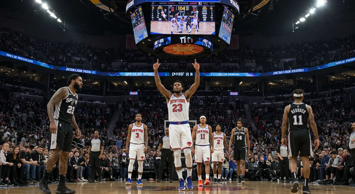 Knicks Fırtınası Dinmiyor: Spurs Deplasmanda da Yıkıldı, Seride Durum 2-0!