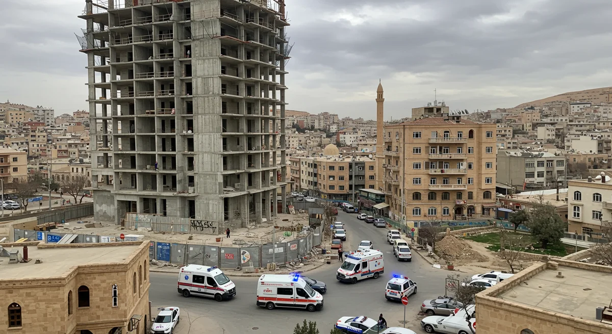 Mardin'de Yürek Burkan Kaza: İnşaatın 12. Katından Düşen İşçi Hayatını Kaybetti!