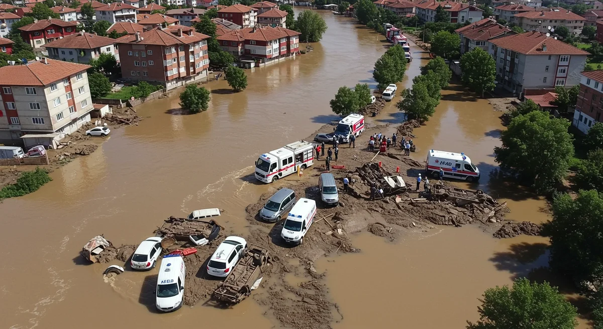 Niğde Gümüşler'de Sağanak Sonrası Sel Dehşeti: Bir Can Giderken, Bölge Alarmda!