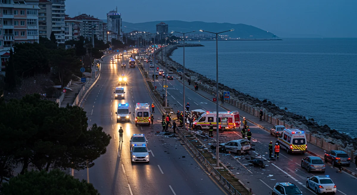 Samsun'da Büyük Kaza Şoku: Atatürk Bulvarı'nda 3 Araç Birbirine Girdi, 5 Yaralı Hastaneye Kaldırıldı!