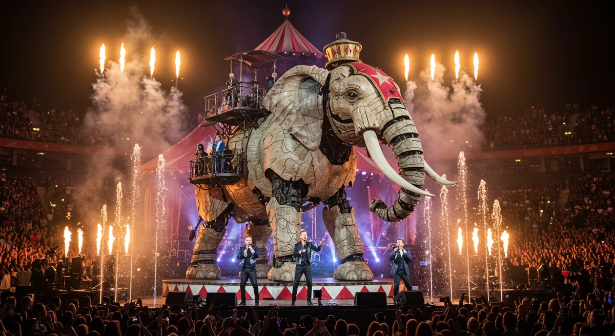 Take That'tan Southampton'da Sirk Fırtınası: Efsanevi Gösteri Yeniden Sahnelendi!