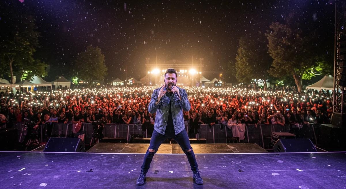 Megastar Tarkan, Ankara'yı Salladı: Millet Bahçesi'nde Unutulmaz Coşku!