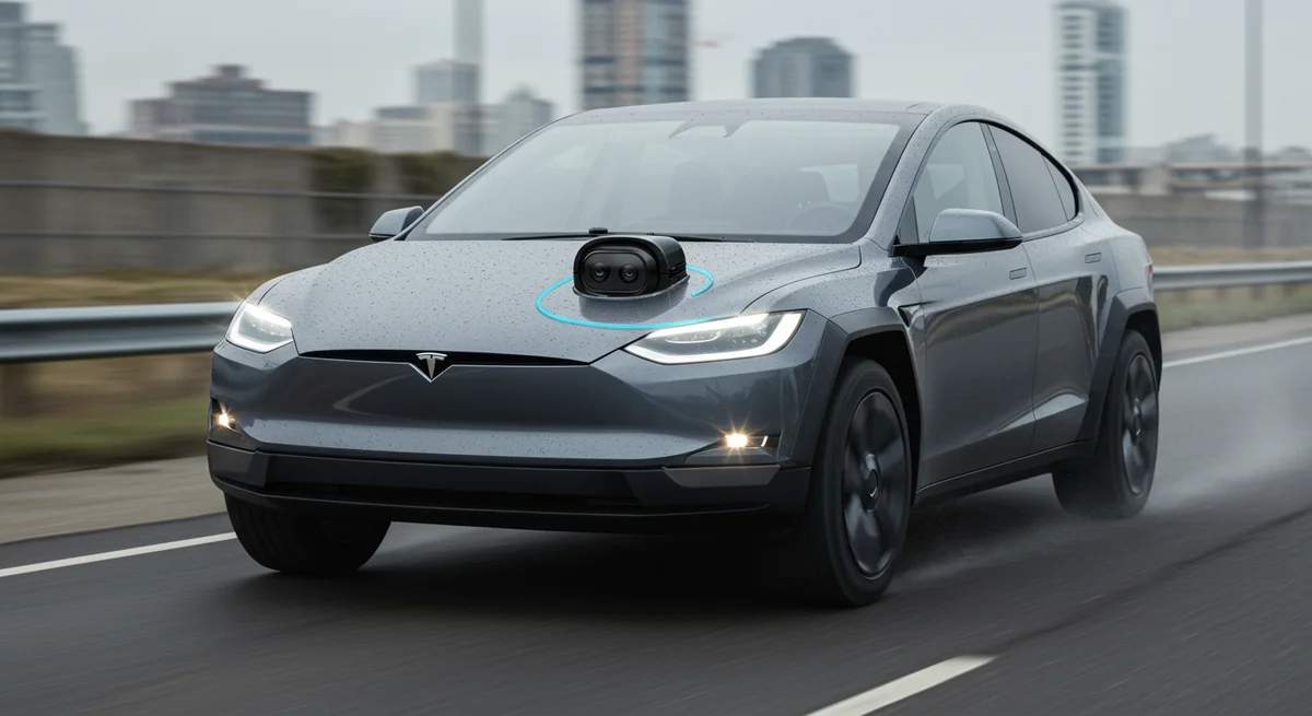 Tesla'dan Otonom Sürüşe Devrim Niteliğinde Patent: Kameralara 'Göz Kapağı' Geliyor!
