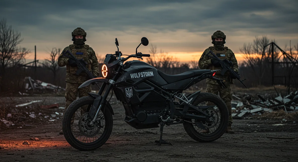 Ukrayna Ordusu'nda Devrim: Wolfstorm Elektrikli Motosikletler Cephedeki Dengeleri Değiştiriyor!