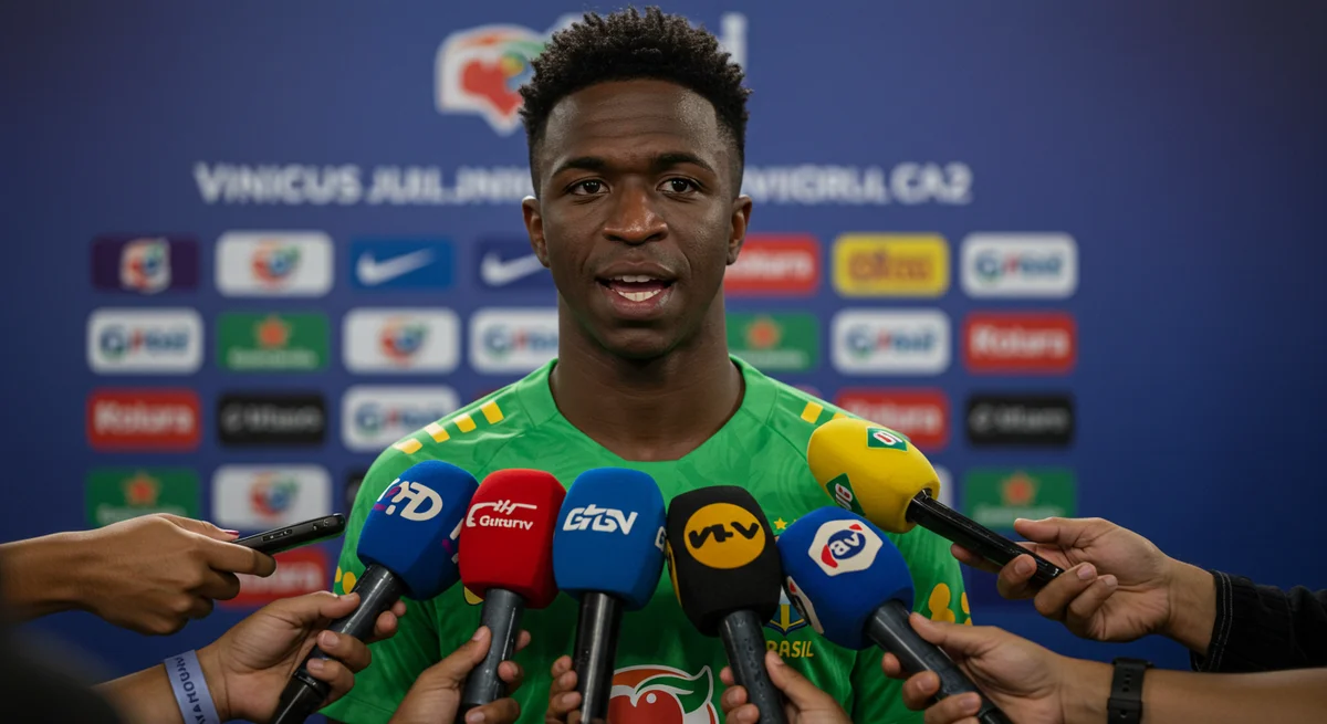 Vinicius Junior'dan Brezilya'ya Şampiyonluk Sözü: "Hayalimin Merkezindeyim, Tarih Yazmaya Geldik!"
