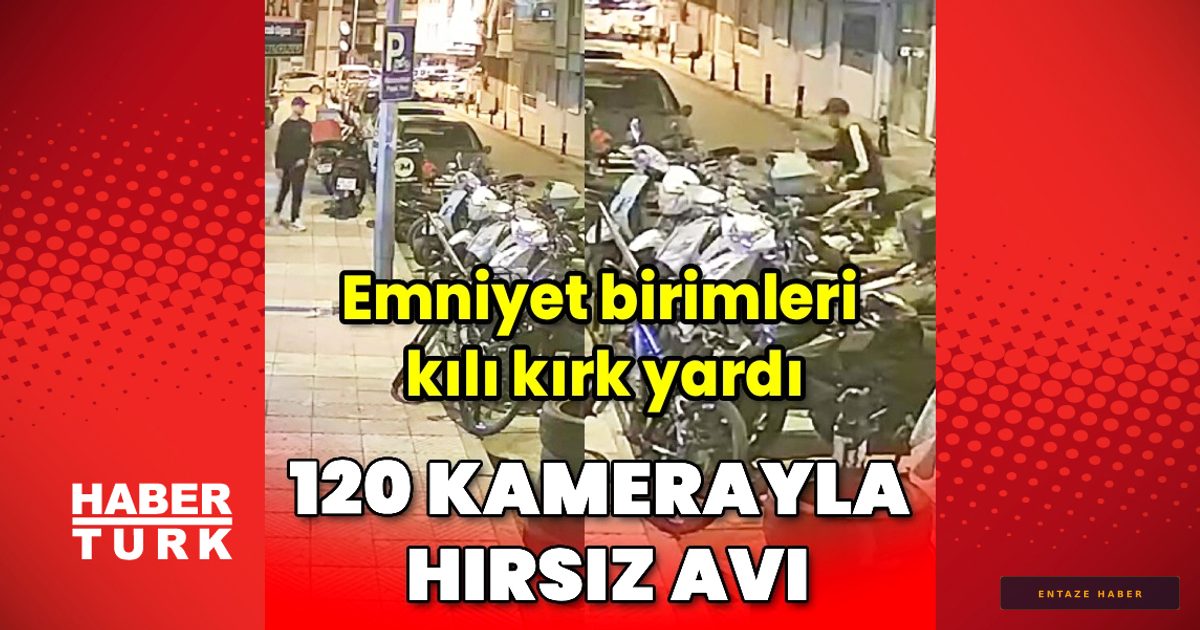 120 Kamera Kaydı Tek Tek İzlendi: Manisa'daki Motosiklet Hırsızı Yakayı Ele Verdi!