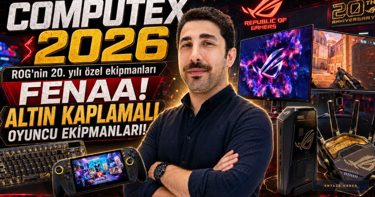 Computex 2026: ASUS ROG 20. Yılına Özel Teknoloji Şovuna Hazırlanın!