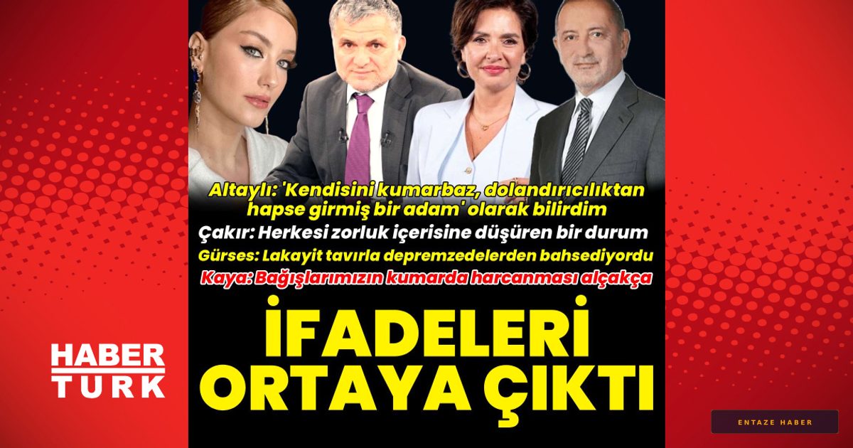 AHBAP Soruşturmasında Adliye Hareketliliği: Ünlü İsimler İfade Verdi