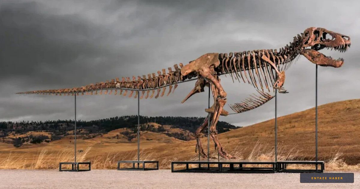 Milyonluk Dev Uyanıyor: 70 Milyon Yıllık T-Rex İskeleti Rekor Fiyata Satışa Çıkıyor