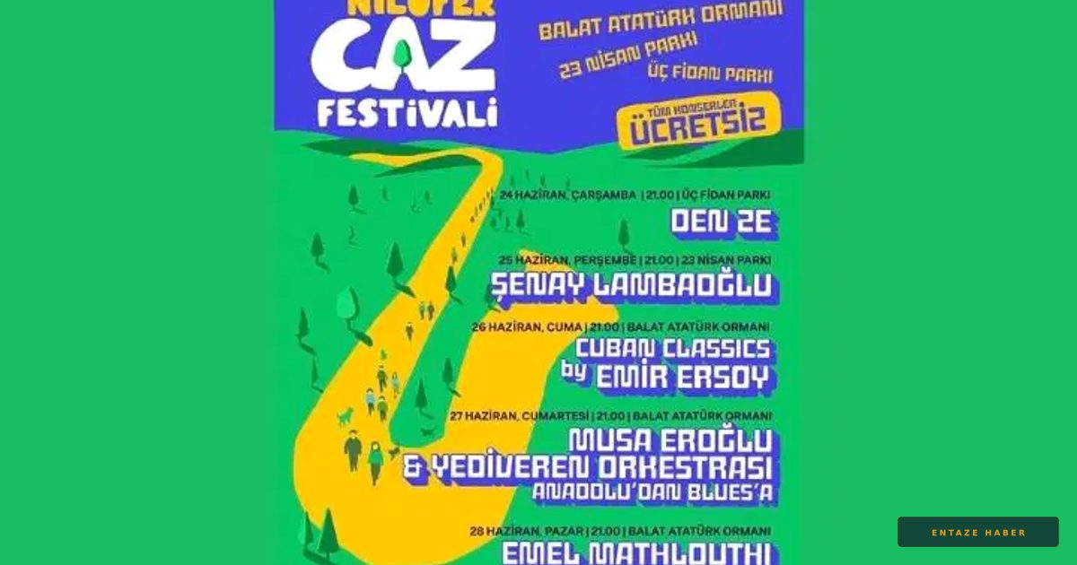 Cazın Kalbi Bursa'da Atacak: 9. Uluslararası Nilüfer Caz Festivali Başlıyor