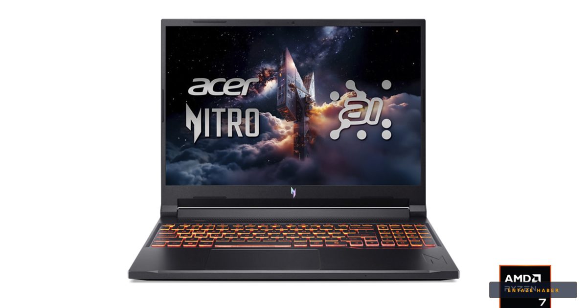 Acer'dan Yapay Zeka Devrimi: Yeni Nitro V 16 Performans Sınırlarını Zorluyor