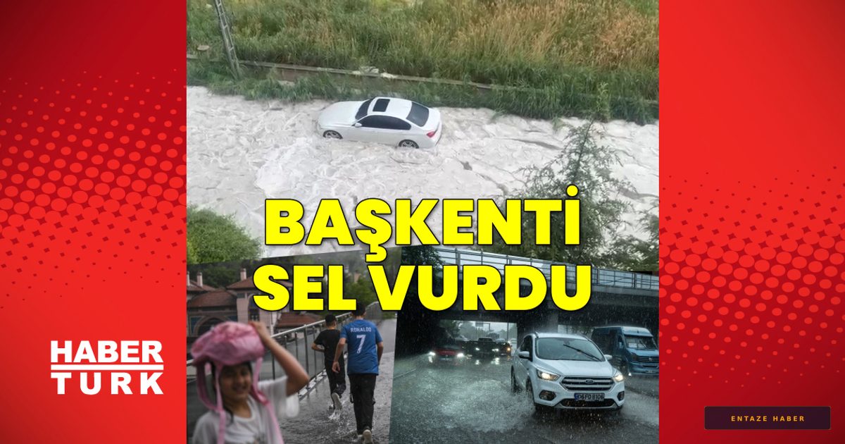 Ankara'da Hayat Durdu: Başkenti Sağanak ve Dolu Felaketi Vurdu!