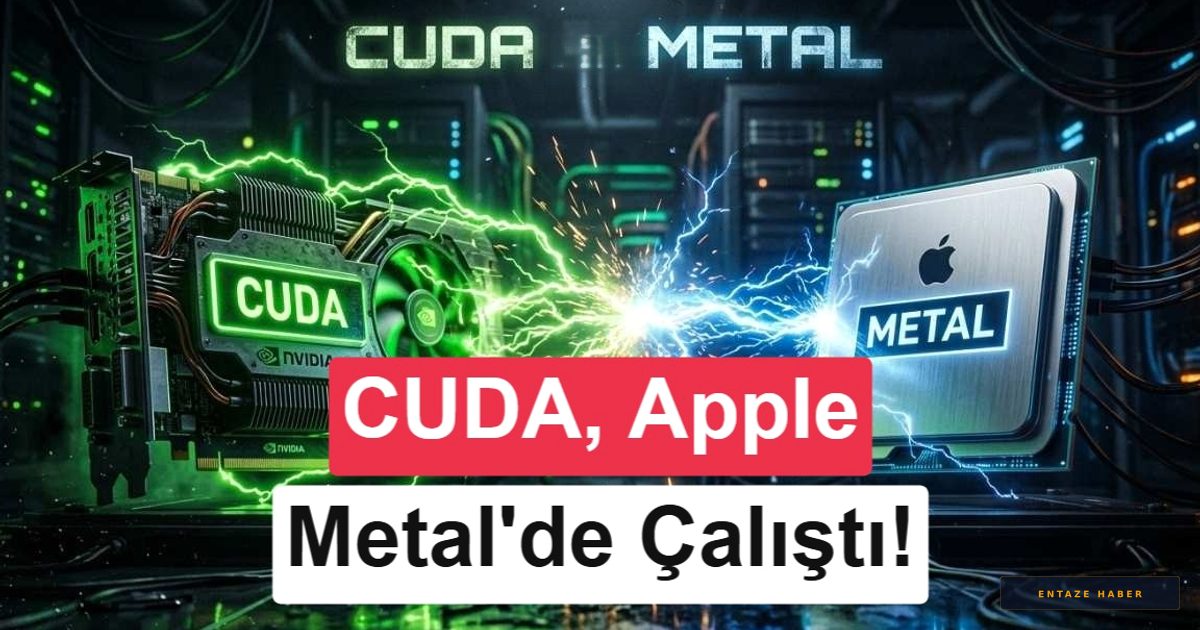 Apple M3 Pro'da Devrim: CUDA Kodları Artık Apple GPU'larda Çalışıyor!