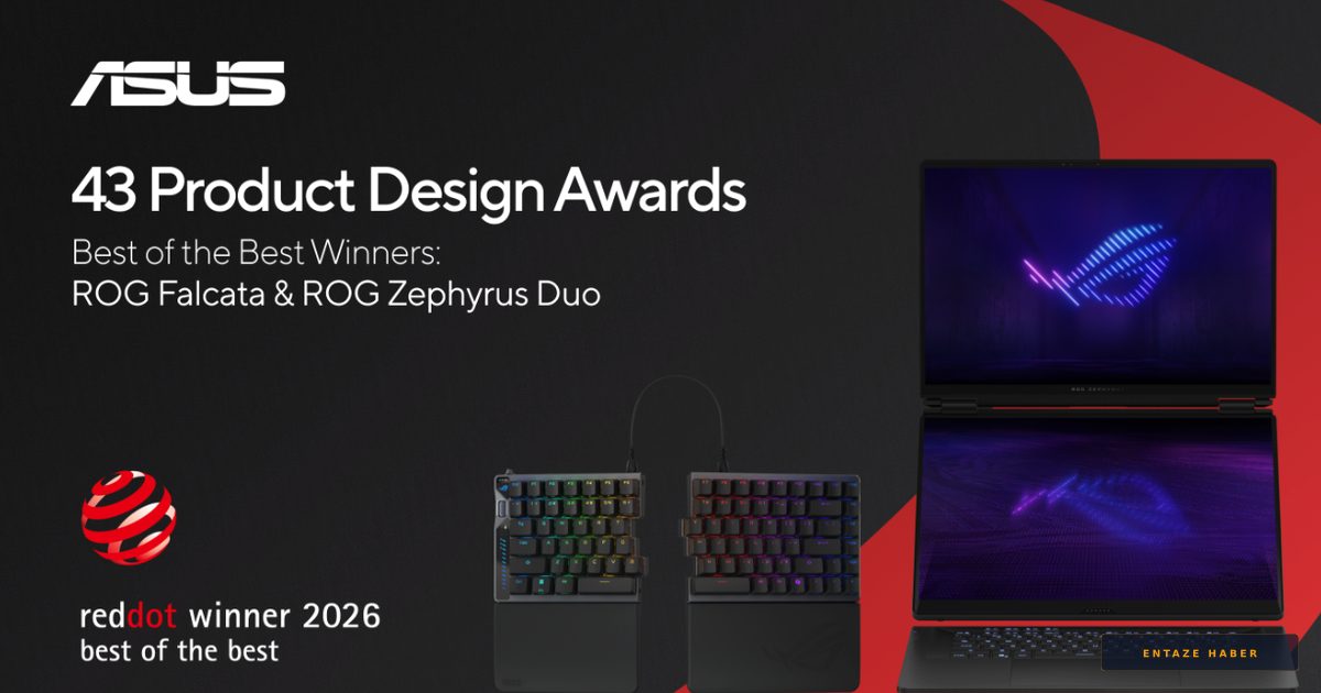 Tasarımda Zirve: ASUS ve ROG 2026 Red Dot Ödüllerine Damga Vurdu