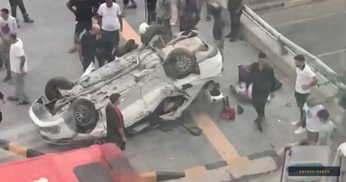 Hatay'da Korkunç Kaza: Bariyerlere Çarpan Otomobilde Can Pazarı