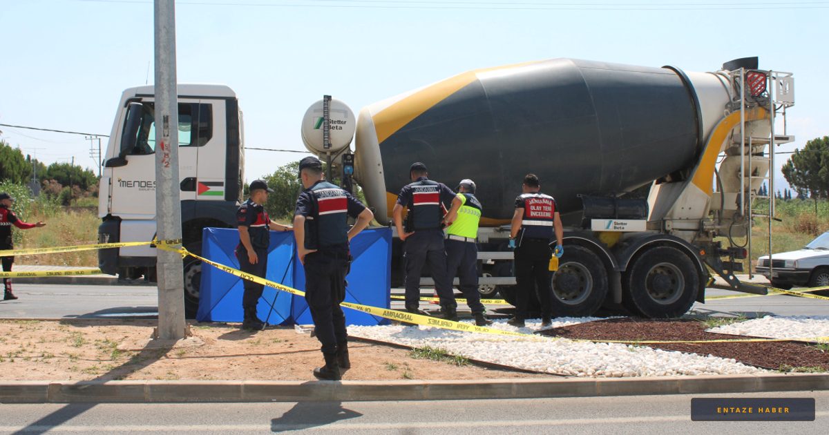 Aydın'da Feci Kaza: Beton Mikseri Altında Kalan Yaşlı Kadın Hayatını Kaybetti