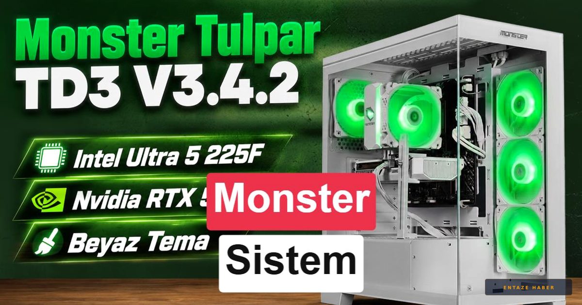 Monster’ın Bembeyaz Güç Gösterisi: Tulpar TD3 V3.4.2 ile Tanışın