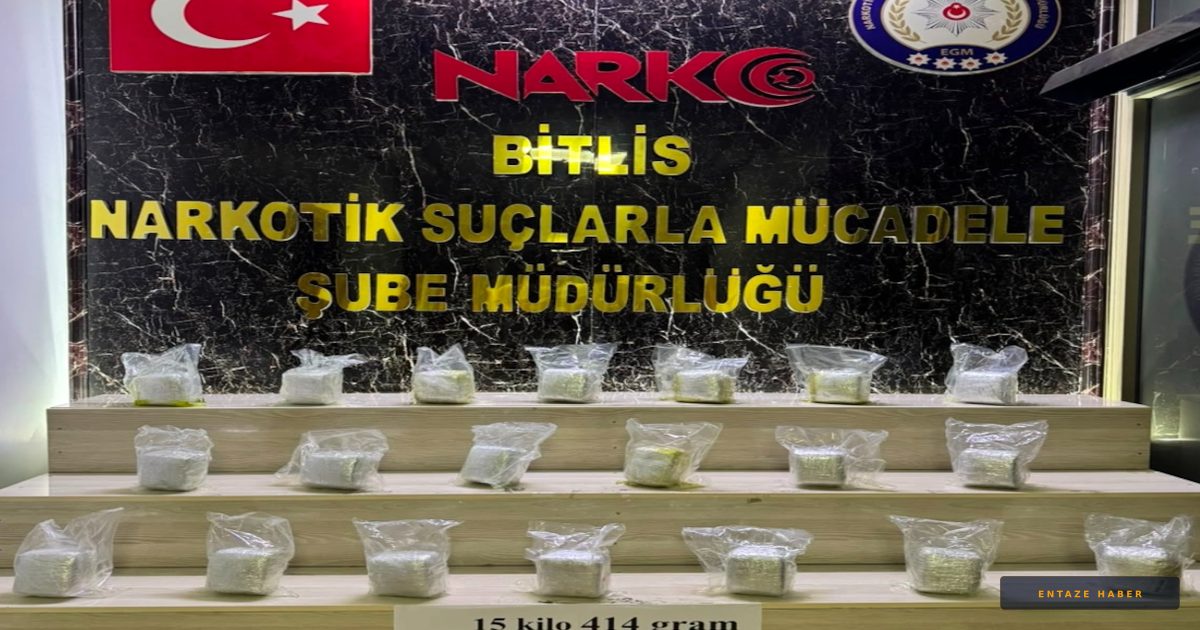 Bitlis'te Yakıt Deposuna Gizlenmiş Zehir Tacirlerine Geçit Yok!
