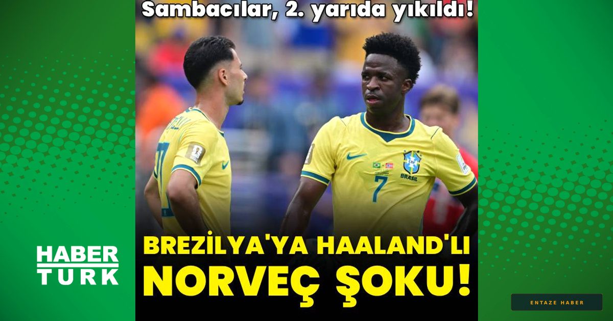 Brezilya'ya Erling Haaland Şoku: Norveç Çeyrek Finalde!