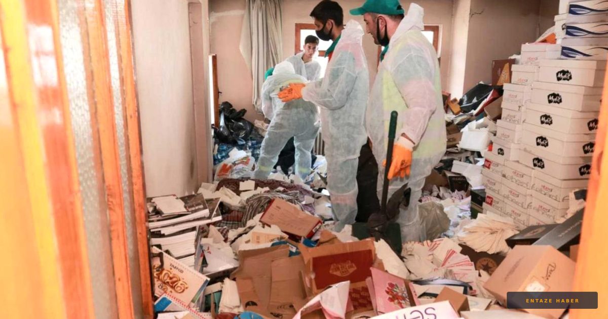 Bursa'da Şoke Eden Manzara: Bir Evden 20 Ton Çöp Çıktı