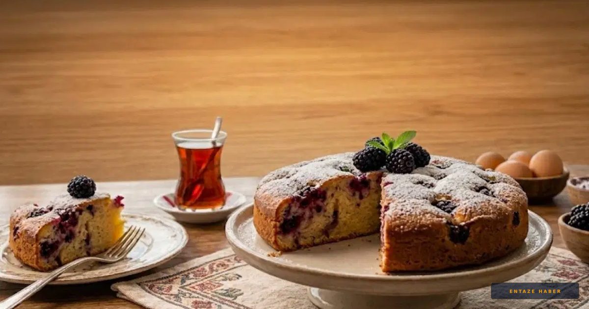 Çay Saatlerinin Yeni Yıldızı: Ev Yapımı Böğürtlenli Kekin Sırrı