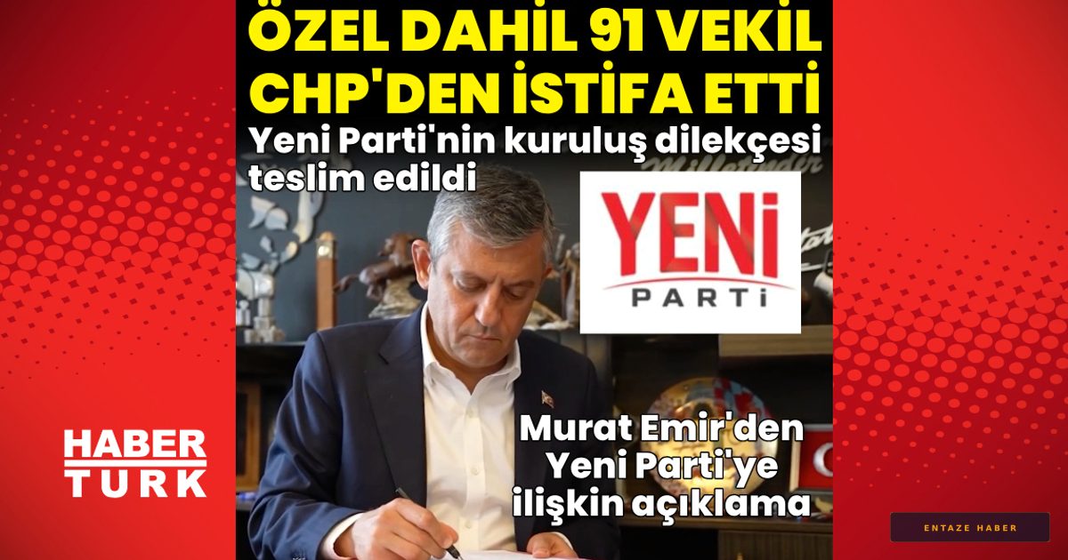 Siyasette Deprem: Özgür Özel ve 91 Vekil CHP'den Ayrıldı, Yeni Parti Sahneye Çıktı!