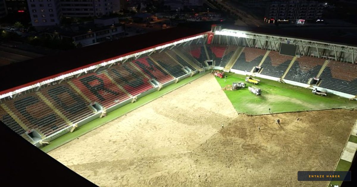Arca Çorum FK Süper Lig'e Hazır: Şehir Stadyumu'nda Dev Dönüşüm Başladı