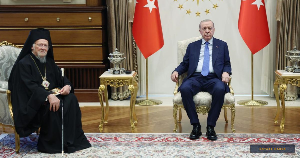 Beştepe'de Kritik Görüşme: Cumhurbaşkanı Erdoğan, Patrik Bartholomeos'u Kabul Etti