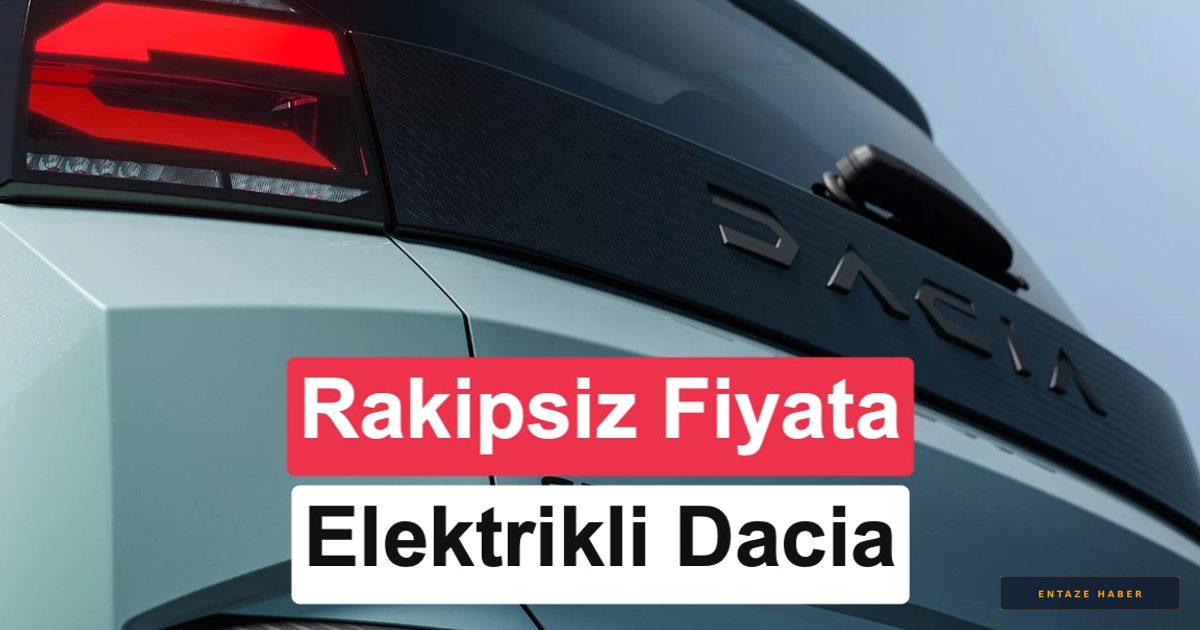 Dacia'dan Elektrikli Devrim: Yeni Spring 18 Bin Euro Altı Fiyatla Geliyor