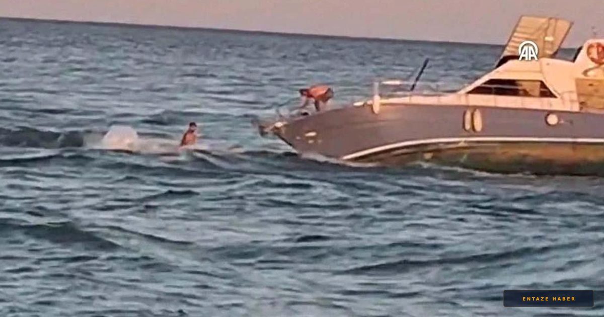 Antalya'da Korku Dolu Anlar: Su Alan Tekneden Kurtarılma Operasyonu