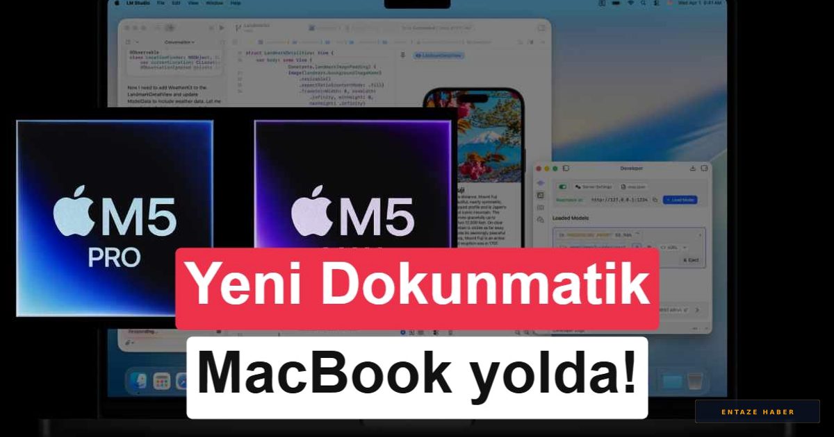 Apple'ın Dokunmatik Devrimi: MacBook Pro'da M5 Dönemi Başlıyor