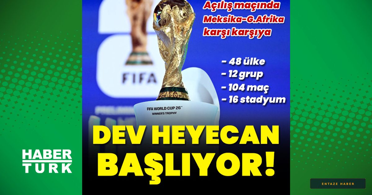 Futbolun Dev Sahnesi Kuruluyor: 2026 Dünya Kupası Yarın Başlıyor!