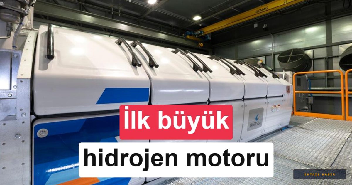 Enerjide Devrim: Saf Hidrojenle Çalışan İlk Büyük Ölçekli Motor Devreye Girdi