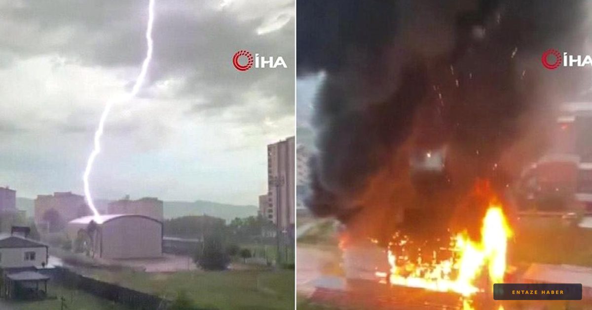 Kastamonu'da Korkunç Anlar: Yıldırım Cimnastik Salonunu Kül Etti