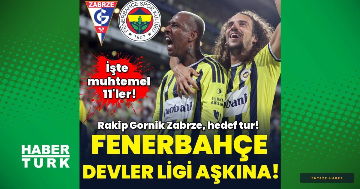 Fenerbahçe Polonya'da Tur Peşinde! Gornik Zabrze Maçı Saat Kaçta, Hangi Kanalda?