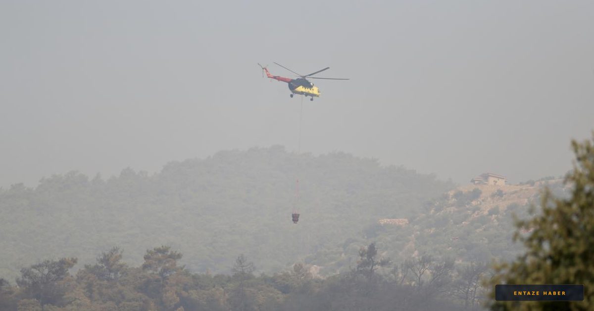 Fethiye'de Korku Dolu Saatler Sona Erdi: Orman Yangını Kontrol Altında