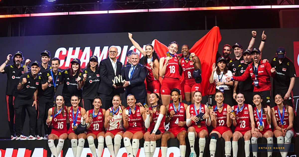 Filenin Sultanları Zirveye Ambargo Koydu: VNL Şampiyonluk Kupası Türkiye'nin!