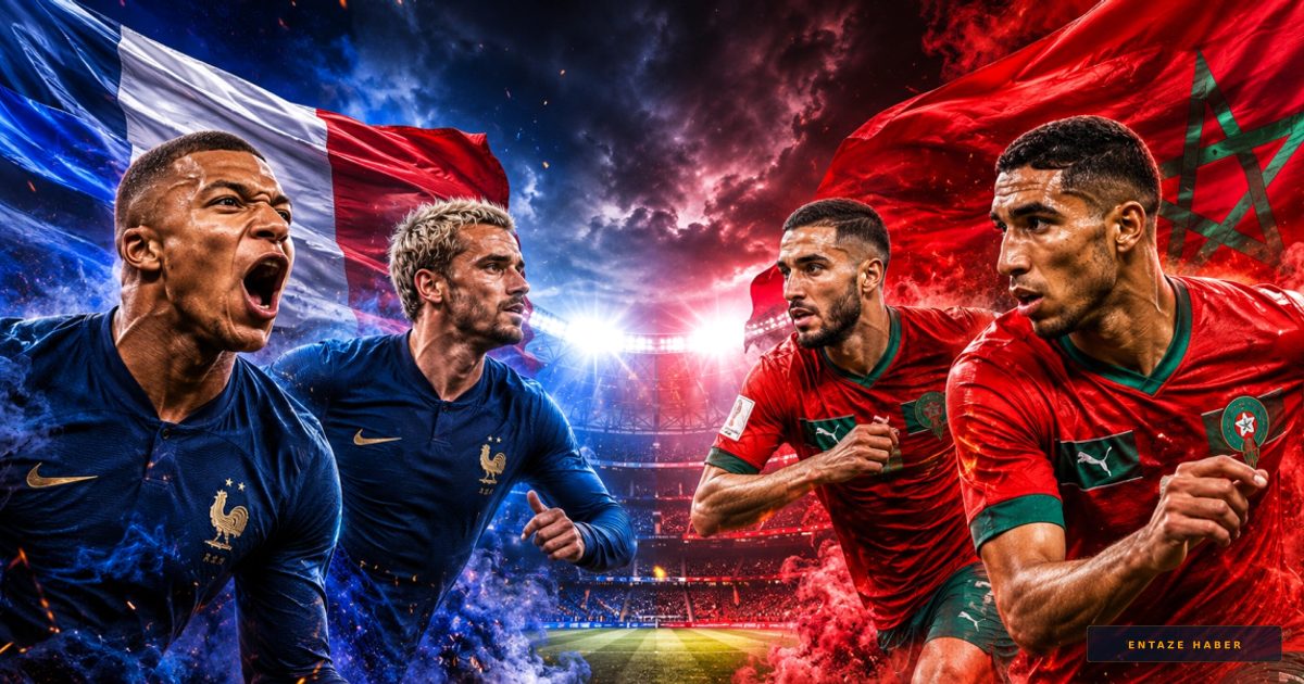 Fransa Dünya Kupası'nda Yarı Final Biletini Kaptı: Fas'ı Deviren Horozlar Zirveye Göz Kırptı!
