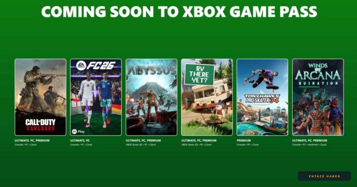 Xbox Game Pass'te Dev Güncelleme: FC 26 ve Call of Duty Kütüphaneye Ekleniyor