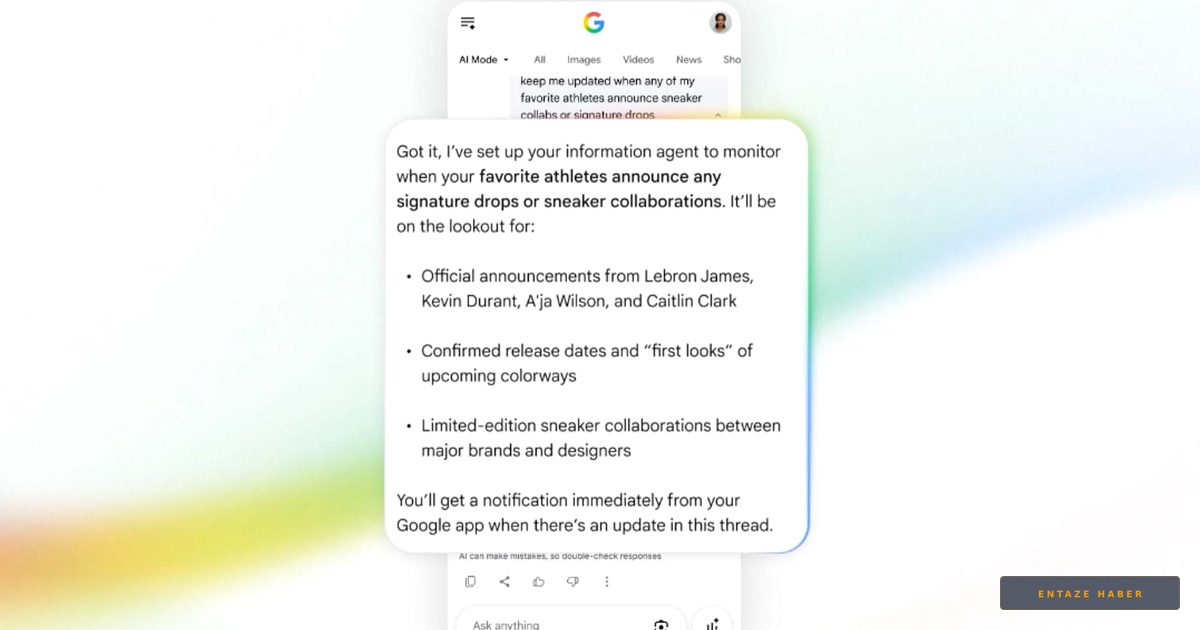 Google'dan Yapay Zeka Devrimi: Arama Merkezli Bilgi Ajanları Artık Her Yerde